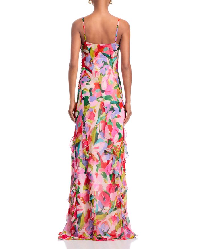 Abstract Print Gown - Exclusive