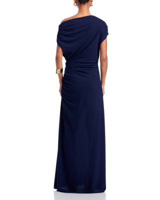 Off-the-Shoulder Ruched Jersey Gown - Exclusive
