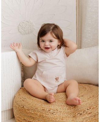 Unisex Baby French Terry Romper - Bear Collection