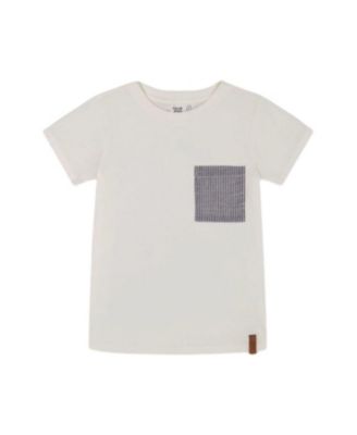 Deux par Deux - Boys' Short Sleeve Tee with Pocket - Little Kid, Big Kid