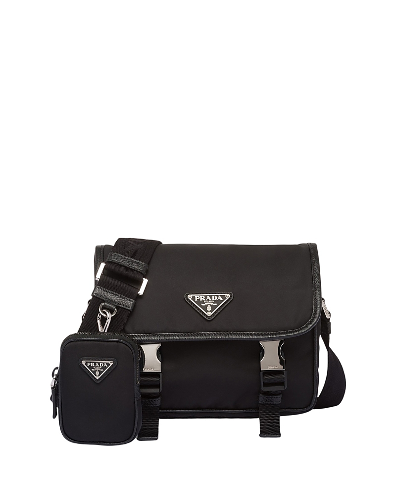 Prada Re-Nylon and Saffiano Leather Shoulder Bag