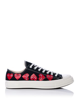 Comme Des Garcons Men's Low Top Lace Up Sneakers 