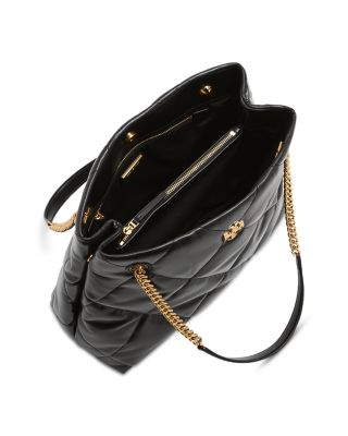 Kira Diamond Quilt Leather Tote