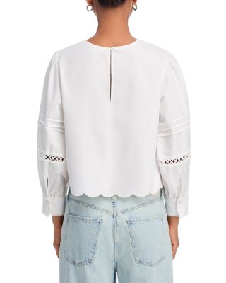 Alissa Broiderie Top