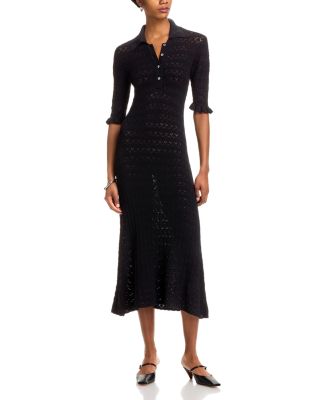 Rue Pointelle Midi Dress