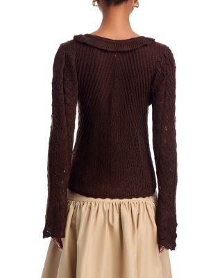 V Neck Cardigan Sweater