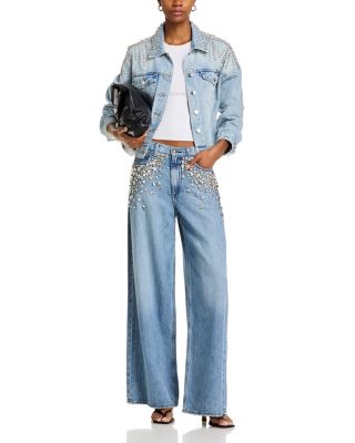 Embellished Denim Jacket - Exclusive