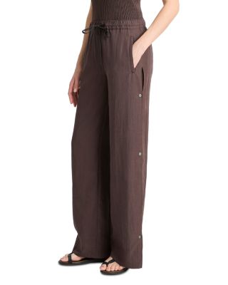 Low Rise Side Snap Pants