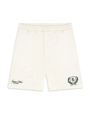 Crest Relaxed Fit Logo Embroidered Shorts