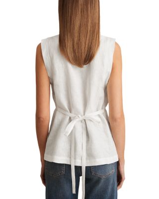 REISS Whitney Linen Vest | Bloomingdale's