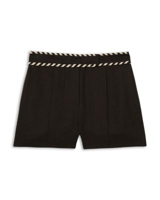 Fawn Waistband Linen Shorts