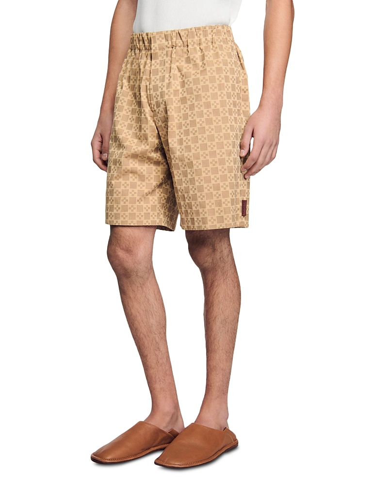 Sandro Square Cross Bermuda Shorts