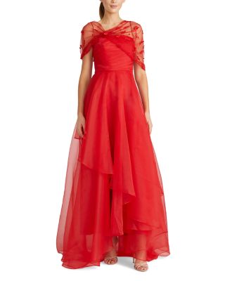 Atlas Shawl Draped Gown