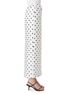 Polka Dot Maxi Skirt