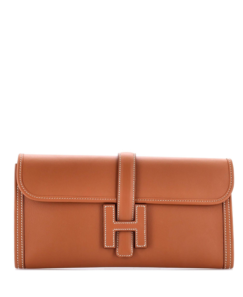 PRE-OWNED HERMES PRE-OWNED HERMES 29 JIGE ELAN CLUTCH SWIFT