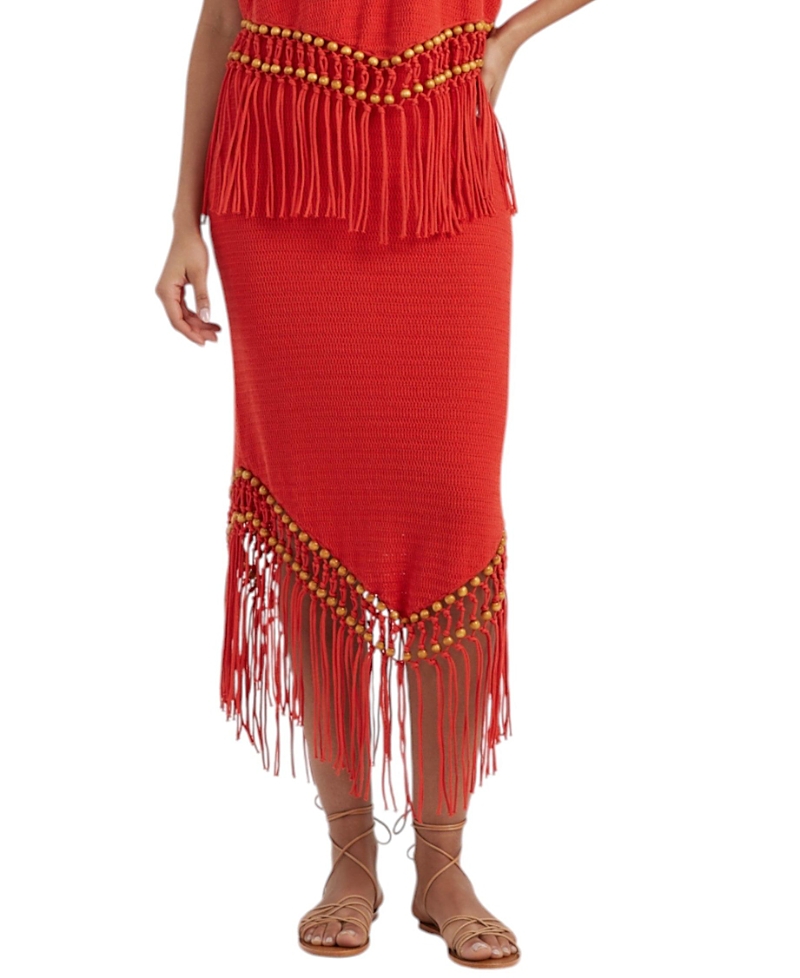 Chinti & Parker Women's Laura Whitmore Beaded Skirt
