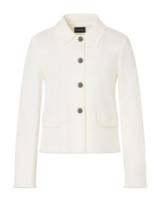 Stretch Cotton Denim Jacket