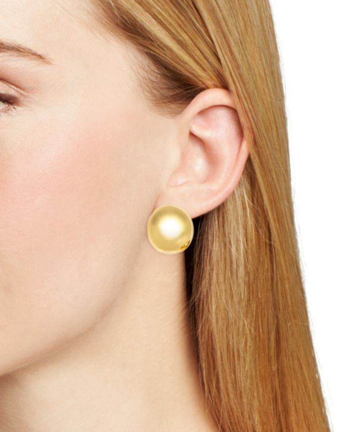 Gold Domed Earrings