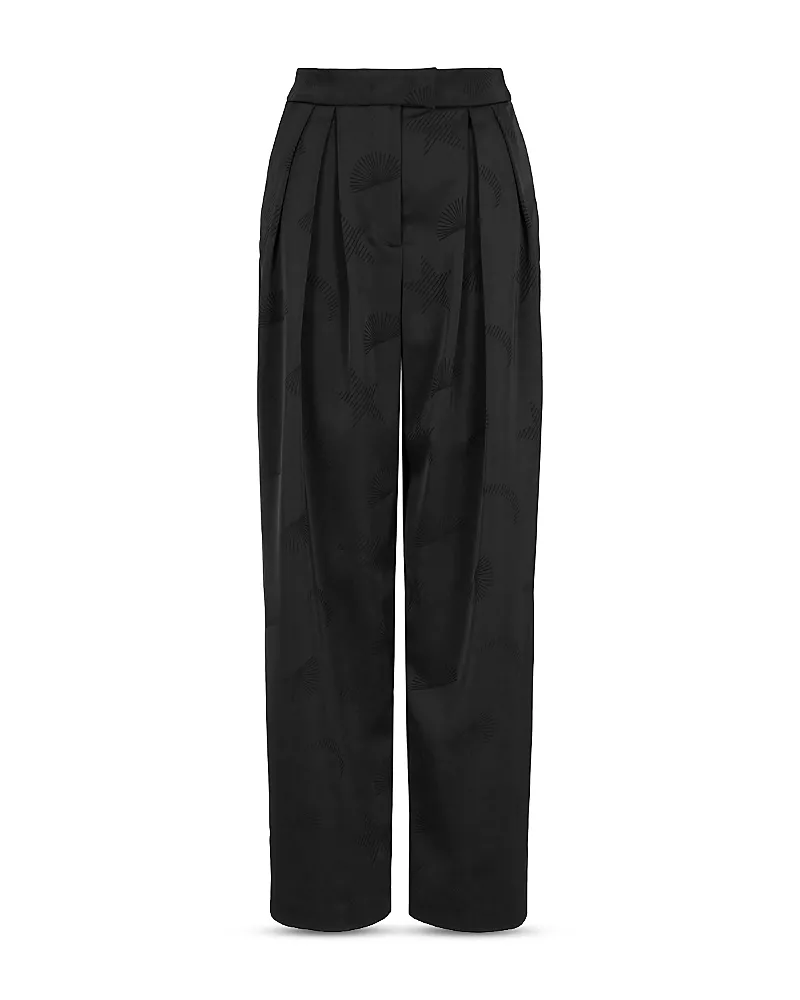 Emporio Armani Textured Pleated Pants