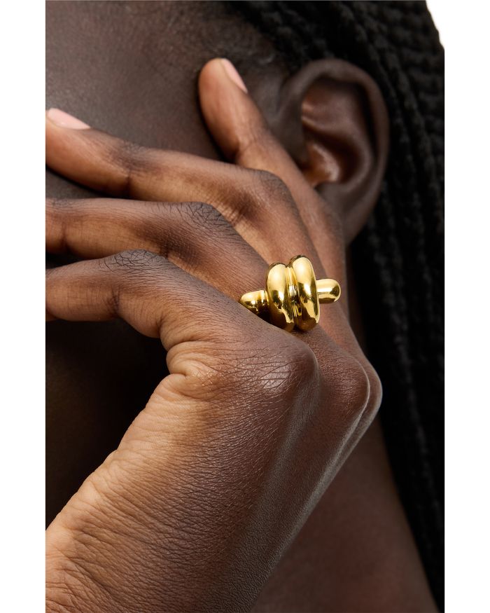 Ropes & Knots Polished Statement Ring