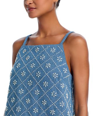 Gentry Embellished Denim Dress