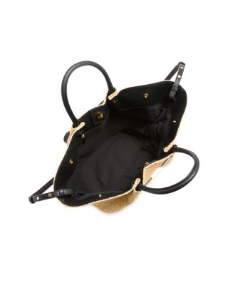 Midi New York Raffia Shoulder Bag