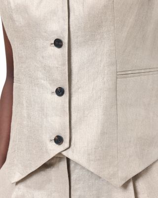 Averie Linen Waistcoat