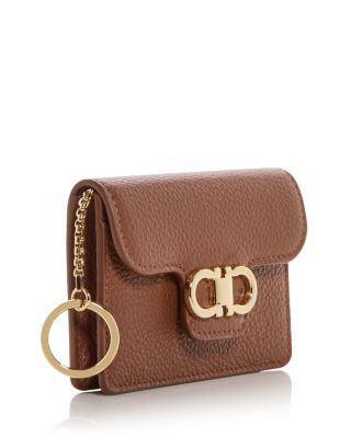 Gancini Leather Card Case