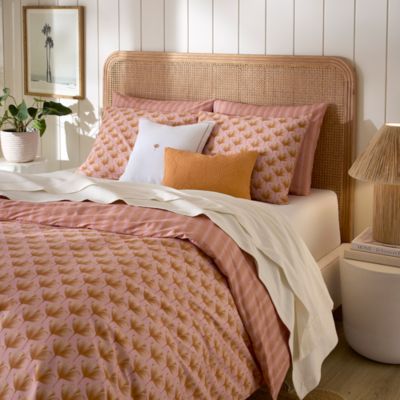 SFERRA - Edna Reversible Ginkgo Leaf Bedding Collection