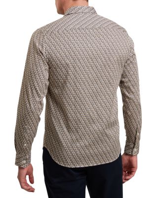 Alphais Long Sleeve Regular Fit Button Down Shirt