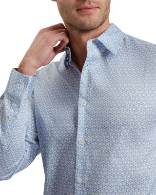 Alphais Long Sleeve Regular Fit Button Down Shirt