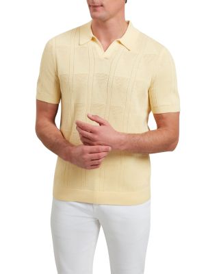 Willden Short Sleeve Open Neck Cotton Polo	