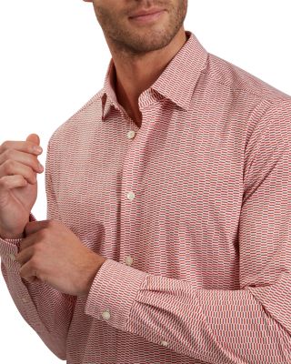 Waveys Regular Geo Print Shirt