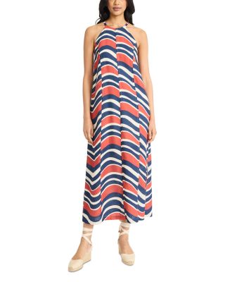 The Good Journey - Keyhole Halter Maxi Dress