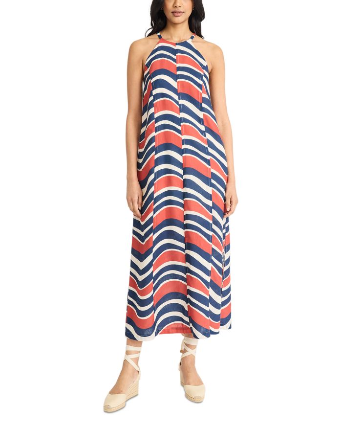 Keyhole Halter Maxi Dress