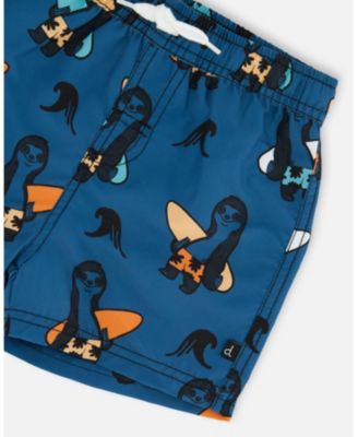 Boys' Printed Swim Trunks - Little Kid