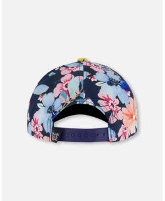  Girls' Printed Flowers Cap - Baby