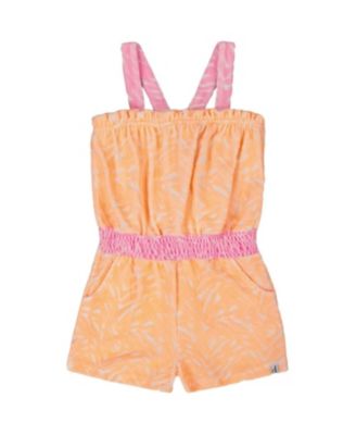 Girls' Printed Terry Cloth Romper - Little Kid