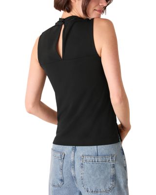 Sleeveless Cowlneck Top