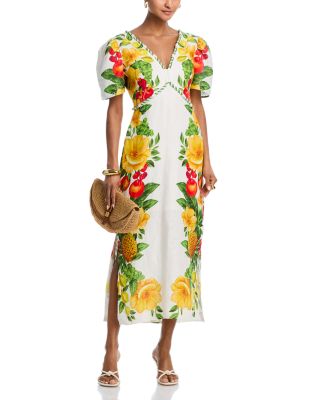 Picnic Flowers Maxi Dress