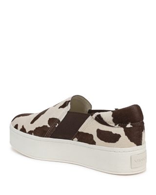 Women's Warren II Calf Hair Slip On Platform Sneakers