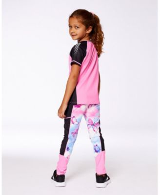 Girls' Printed Athletic Leggings - Little Kid
