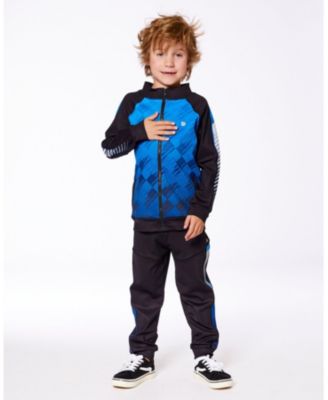 Boys' Printed Full Zip Athletic Cardigan - Big Kid