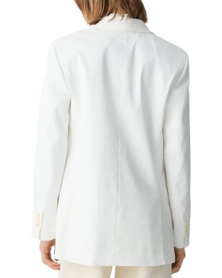 Single Breasted Linen Blazer