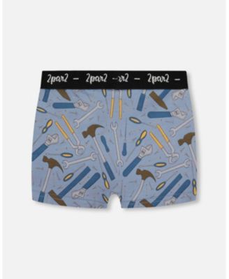 Boys' Printed Organic Cotton Boxer Shorts - Little Kid, Big Kid
