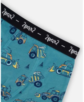 Boys' Printed Organic Cotton Boxer Shorts - Little Kid, Big Kid