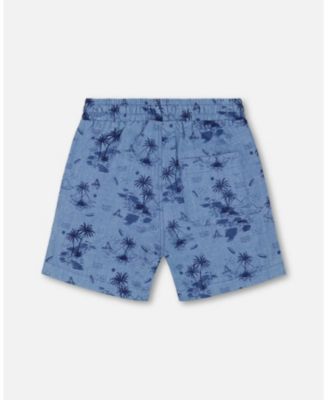 Boys' Printed Chambray Short - Little Kid, Big Kid