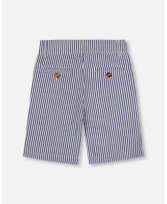 Boys' Slant Pocket Bermuda Striped Shorts - Little Kid, Big Kid