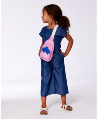 Girls' Chambray Jumpsuit - Little Kid
