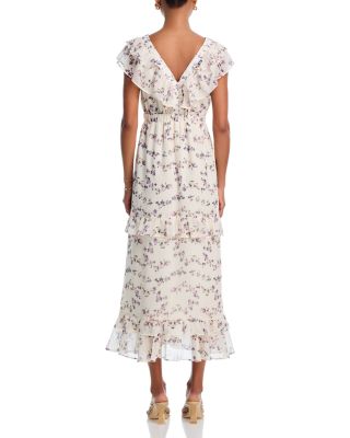 Floral Twist Front Maxi Dress - Exclusive